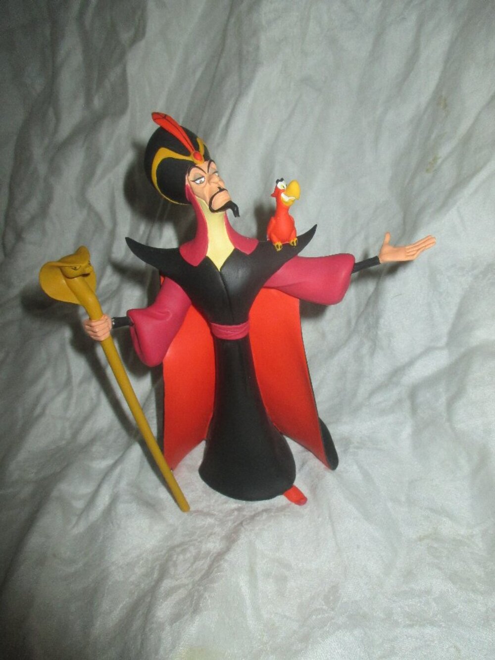Disney Aladdin Villian Jaffar 1990’s Porcelain Figure Schmid- HAND PAINTED